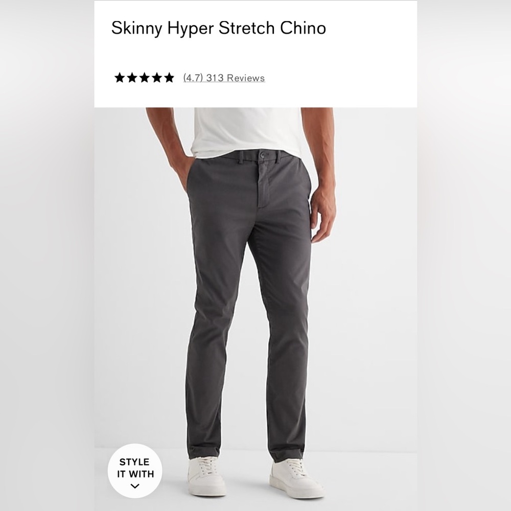 Men’s stretch chino 34x36